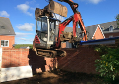 Demolition site clearance and groundworks services